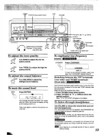 Preview for 13 page of Technics SA-EX500 Operating Instructions Manual