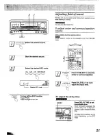 Preview for 21 page of Technics SA-EX500 Operating Instructions Manual