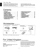 Preview for 2 page of Technics SA-GX100L Operating Instructions Manual