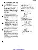 Предварительный просмотр 3 страницы Technics SA-GX17 Service Manual