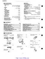 Предварительный просмотр 2 страницы Technics SA-GX170 Service Manual