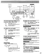 Preview for 13 page of Technics SA-GX290 Operating Instructions Manual