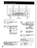 Preview for 14 page of Technics SA-GX350 Operating Instructions Manual