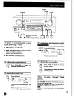 Preview for 15 page of Technics SA-GX350 Operating Instructions Manual