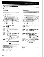 Preview for 17 page of Technics SA-GX350 Operating Instructions Manual