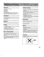 Preview for 4 page of Technics SA-GX390 Operating Instructions Manual