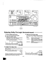 Preview for 33 page of Technics SA-GX910 Operating Instructions Manual