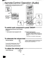 Preview for 43 page of Technics SA-GX910 Operating Instructions Manual