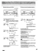 Предварительный просмотр 23 страницы Technics SA-TX50 Operating Instructions Manual