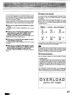 Предварительный просмотр 27 страницы Technics SA-TX50 Operating Instructions Manual