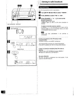 Предварительный просмотр 20 страницы Technics SADX830 - RECEIVER Operating Instructions Manual