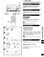 Предварительный просмотр 31 страницы Technics SADX830 - RECEIVER Operating Instructions Manual