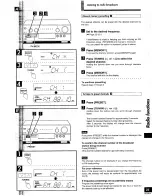 Preview for 25 page of Technics SADX930 - RECEIVER Operating Instructions Manual