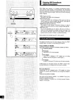 Preview for 26 page of Technics SADX930 - RECEIVER Operating Instructions Manual