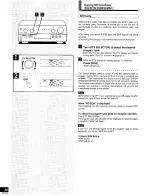 Preview for 28 page of Technics SADX930 - RECEIVER Operating Instructions Manual