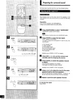 Preview for 32 page of Technics SADX930 - RECEIVER Operating Instructions Manual