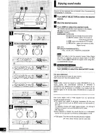 Preview for 34 page of Technics SADX930 - RECEIVER Operating Instructions Manual