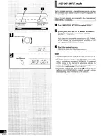 Preview for 36 page of Technics SADX930 - RECEIVER Operating Instructions Manual