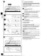 Предварительный просмотр 12 страницы Technics SAEX140 - RECEIVER Operating Instructions Manual