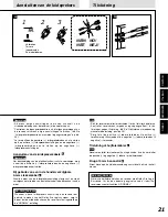 Preview for 21 page of Technics SB-C500 Operating Instructions Manual