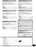 Preview for 3 page of Technics SB-CA11 Operating Instructions Manual