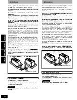 Preview for 10 page of Technics SB-CA11 Operating Instructions Manual