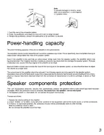 Preview for 3 page of Technics SB-CR33 Operating Instructions