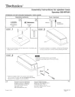 Preview for 1 page of Technics SB-MP481 Assembling Instructions