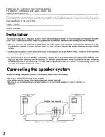 Предварительный просмотр 2 страницы Technics SB-SL101 Operating Instructions