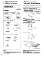 Preview for 2 page of Technics SB-TC50 Operating Instructions Manual