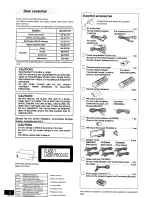 Preview for 2 page of Technics SC-DV170 Operating Instructions Manual