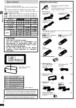 Preview for 2 page of Technics SC-EH580 Operating Instructions Manual