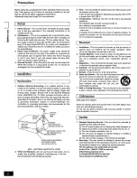 Preview for 4 page of Technics SC-HD55 Operating Instructions Manual