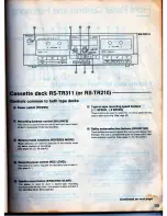 Preview for 19 page of Technics SD-s2300 Operating Instructions Manual