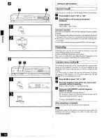 Предварительный просмотр 16 страницы Technics SD-S7218 Operating Instructions Manual