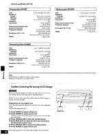 Предварительный просмотр 44 страницы Technics SD-S7218 Operating Instructions Manual