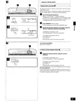 Preview for 19 page of Technics SD-S7258 Operating Instructions Manual