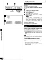 Preview for 44 page of Technics SD-S7325 Operating Instructions Manual