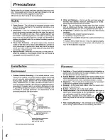 Preview for 4 page of Technics SD-S737 Operating Instructions Manual