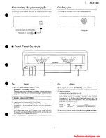 Preview for 5 page of Technics SE-A1000 Service Manual