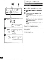 Preview for 22 page of Technics SF-DX7 Operating Instructions Manual