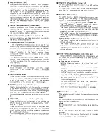 Preview for 7 page of Technics SH-9038 Operating Instructions Manual