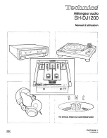 Preview for 13 page of Technics SH-DJ1200 Operating Instructions Manual