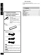 Preview for 2 page of Technics SH-EX1200 Operating Instructions Manual