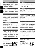 Preview for 6 page of Technics SH-EX1200 Operating Instructions Manual