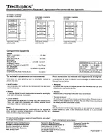 Preview for 4 page of Technics SH-KS29 Assembly Instructions