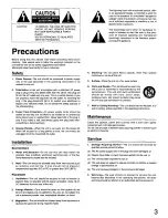 Preview for 3 page of Technics SH-MX1200 Operating Instructions Manual