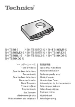 Preview for 1 page of Technics SH-TB10 Operating Instructions Manual