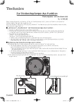 Preview for 2 page of Technics SL-1210GAE Manual