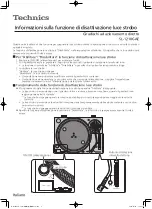 Preview for 4 page of Technics SL-1210GAE Manual